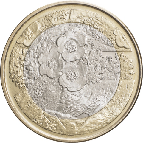 Suomi 5 € 2012 Pohjolan luonto, Kasvisto