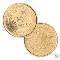 San Marino 5 € 2021 Zodiac - Vesimies UNC