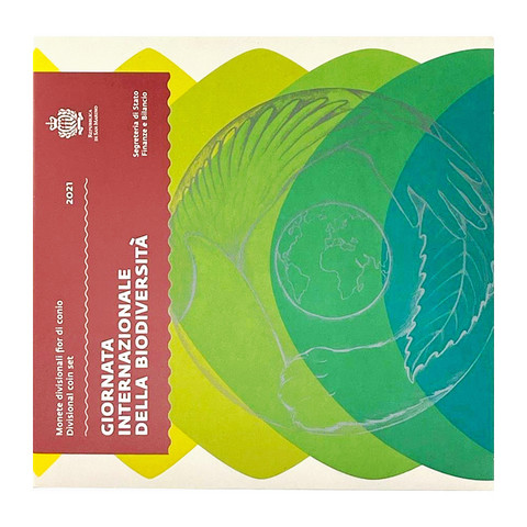 San Marino 2021 BU 8,88 € Biologinen monimuotoisuus