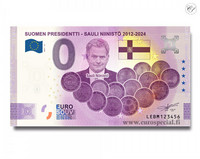 Suomi 0 € 2021 Sauli Niinistö - Suomen Presidentit UNC