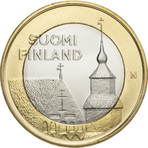 Suomi 5 € 2013 Häme - Pyhän Laurin kirkko