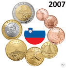 Slovenia 1s - 2 € 2007 UNC