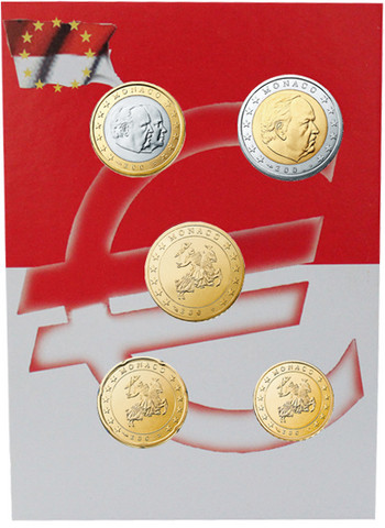 Monaco 10s - 2 € 2002 UNC