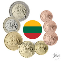 Liettua 1s - 2 € 2015 UNC
