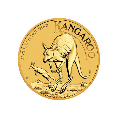 Australia Kenguru 1/10oz 2022 kultakolikko