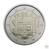 Andorra 2 € 2021 Vaakuna UNC