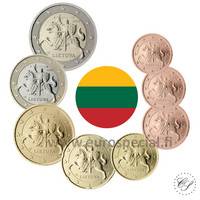 Liettua 1s - 2 € 2022 BU