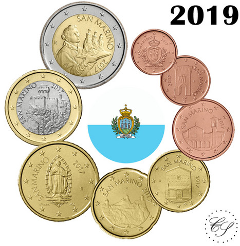 San Marino 1s - 2 € 2019 BU