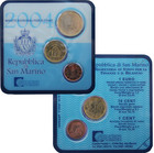 San Marino 2004 Minikit 1 c, 10 c, 1 €