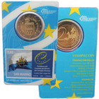 San Marino 2 € 2012 coincard 0,65 € postimerkillä