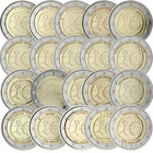 Euroopan Talous- ja rahaliitto EMU 2 € 2009 kaikki 20 kolikkoa