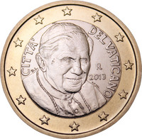 Vatikaani 1 € 2011 Benedictus XVI BU