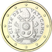 Vatikaani 1 € 2020 Vatikaanin vaakuna BU