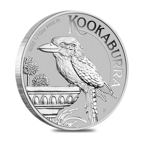 Australia Kookaburra 1/10z 2022 platinaraha