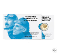 Portugali 2 € 2022 Atlantin ylitys 100 vuotta, Proof