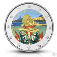 Portugali 2 € 2022 Atlantin ylitys 100 vuotta, väritetty (#2)