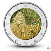 Espanja 2 € 2022 Garajonayn kansallispuisto, väritetty (#2)