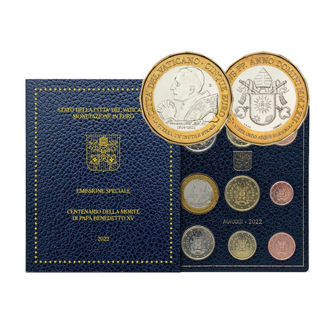 Vatikaani 2022 MMXXII 8,88 € BU Paavi Benedictus XV