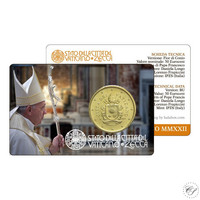 Vatikaani 50s 2022 Vatikaanin vaakuna BU coincard
