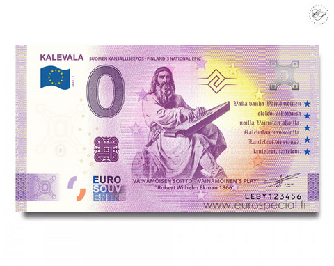Suomi 0 € 2022 Väinämöisen soitto - Kalevala Special Edition