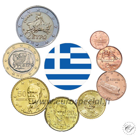 Kreikka 1s - 2 € 2022 BU