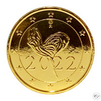 Suomi 2 € 2022 Kansallisbaletti 100 vuotta, kullattu