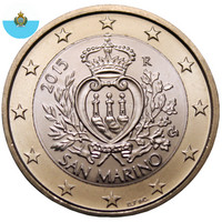 San Marino 1 € 2014 Vaakuna UNC