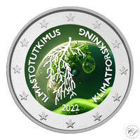 Suomi 2 € 2022 Ilmastotutkimus, väritetty (#5)