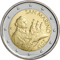 San Marino 2 € 2022 The Portrait of San Marino UNC