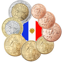 Ranska 1s - 2 € 2001 UNC