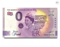 Iso-Britannia 0 £ 2022 Kuningatar Elisabet Platinum Jubilee