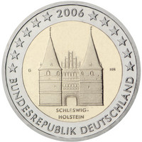 Saksa 2 € 2006 Schleswig-Holstein / Holstentor