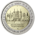 Saksa 2 € 2007 Mecklenburg / Schwerin Schloss
