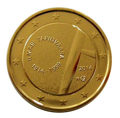 Suomi 2 € 2014 Ilmari Tapiovaara kullattu