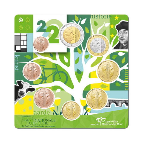 Alankomaat 1s - 2€ 2022 Maa UNC rahasarja