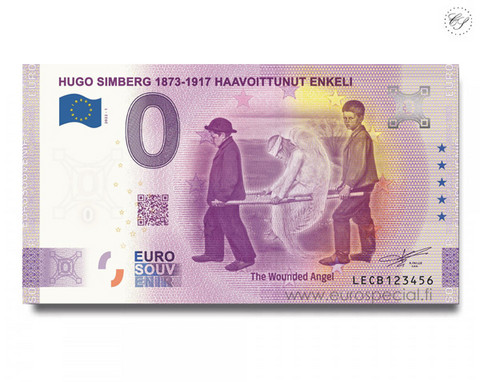 Suomi 0 € 2022 Kansallisgalleria & Haavoittunut enkeli