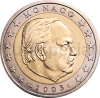 Monaco 2 € 2003 Rainier III UNC