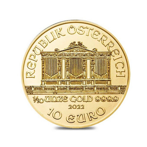 Itävalta 2023 Wienin Philharmoonikot kultakolikko 1/10oz