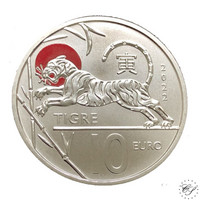 San Marino 10 € 2022 Lunar - Tiikeri UNC
