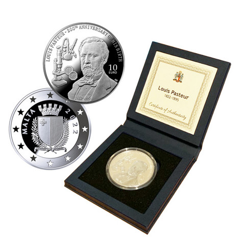 Malta 10 € 2022 Louis Pasteur HOPEA