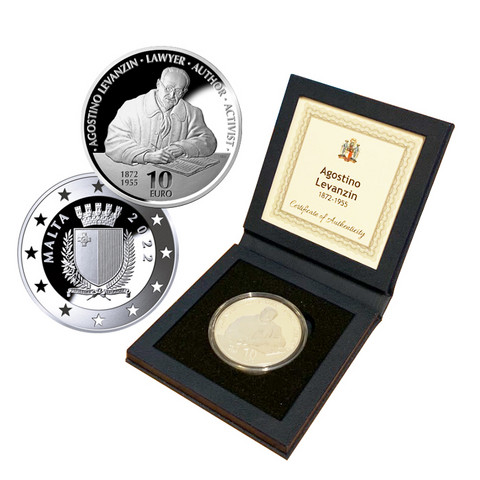 Malta 10 € 2022 Agostino Levanzin HOPEA