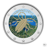 Suomi 2 € 2023 Luonnonsuojelulaki 100 v., väritetty (#3)