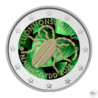 Suomi 2 € 2023 Luonnonsuojelulaki 100 v., väritetty (#4)