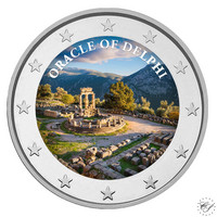 Pythia, Delfoin oraakkeli & Monumentit 2 € 2023 juhlaraha, väritetty