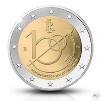 Italia 2 € 2023 Ilmavoimat 100 vuotta