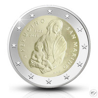 San Marino 2 € 2023 Perugino BU, irtokolikko