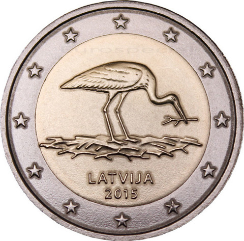 Latvia 2 € 2015 Mustahaikara