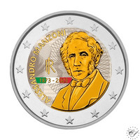 Italia 2 € 2023 Alessandro Manzoni, väritetty (#3)
