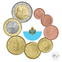 San Marino 1s - 2 € 2023 BU