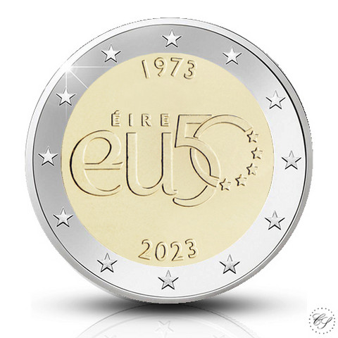 Irlanti 2 € 2023 EU 50 vuotta